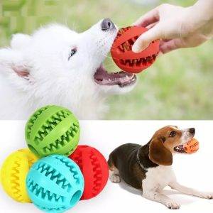 Pelota Porta Snacks para Perros | Juguete Interactivo Dental