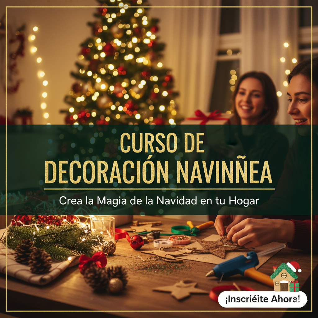 Curso Decoración navideña